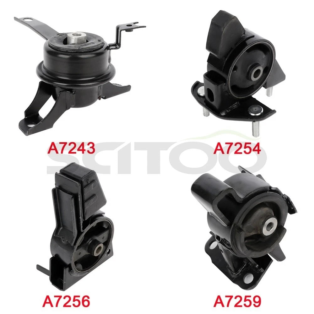 Motor & Trans Mount for Chevrolet Prizm (1998–2002) 7256 7254 7259