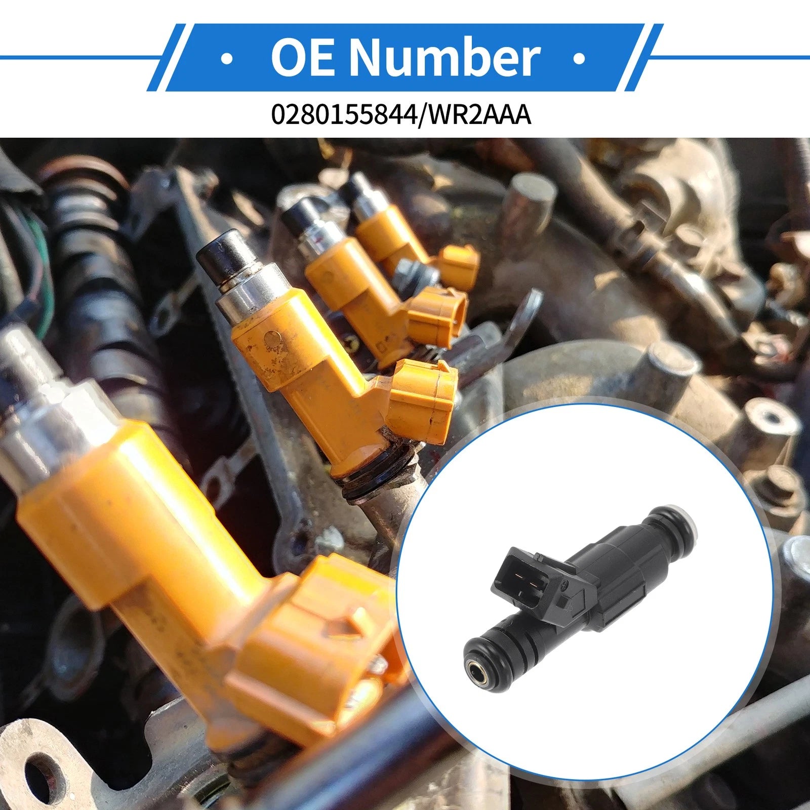 1 Pc Fuel Injector No. 0280155844/WR2AAA for Ford Falcon 4.0 (1998–2005)
