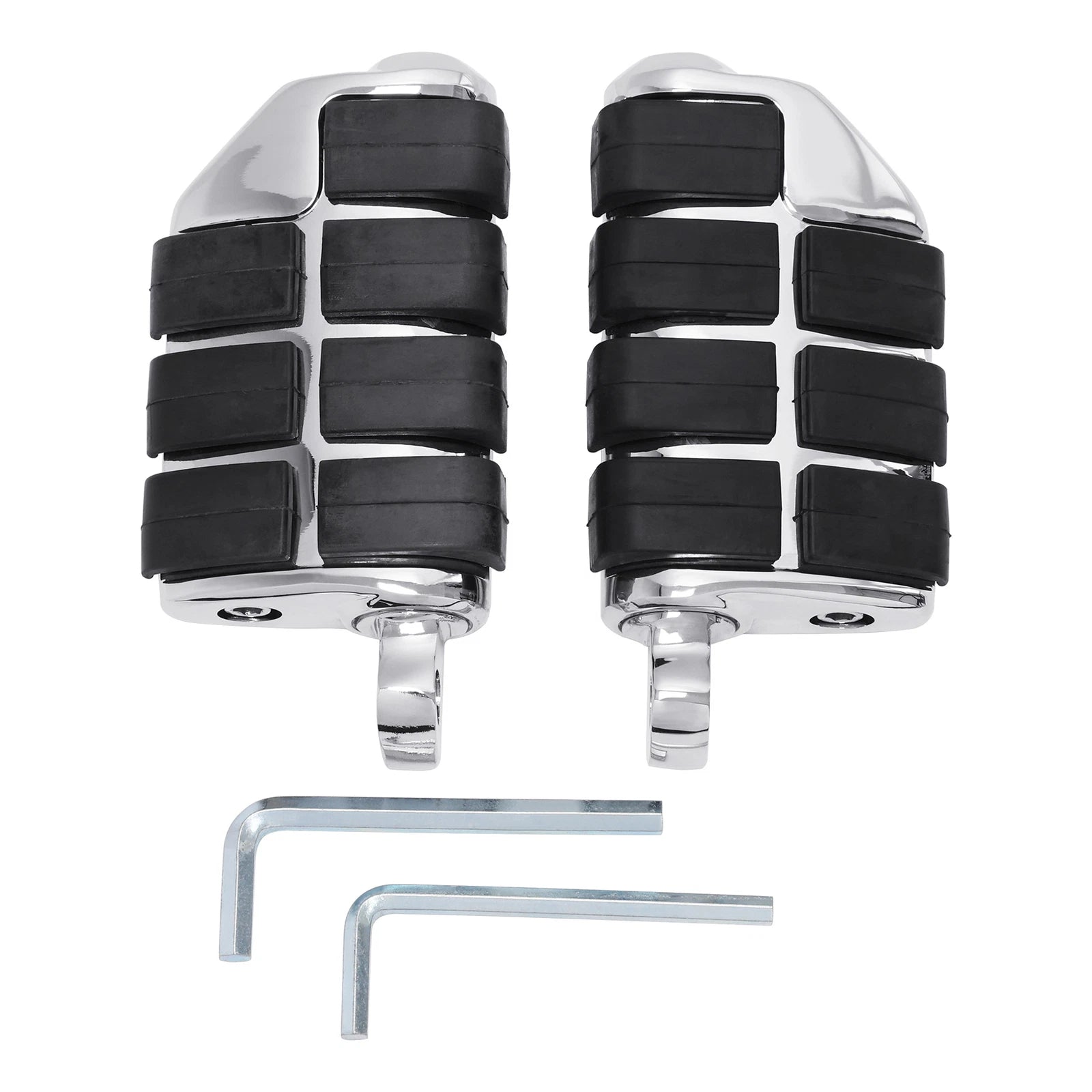 Anti Vibration Rubber FootRest Pegs for Harley Softail Dyna Touring