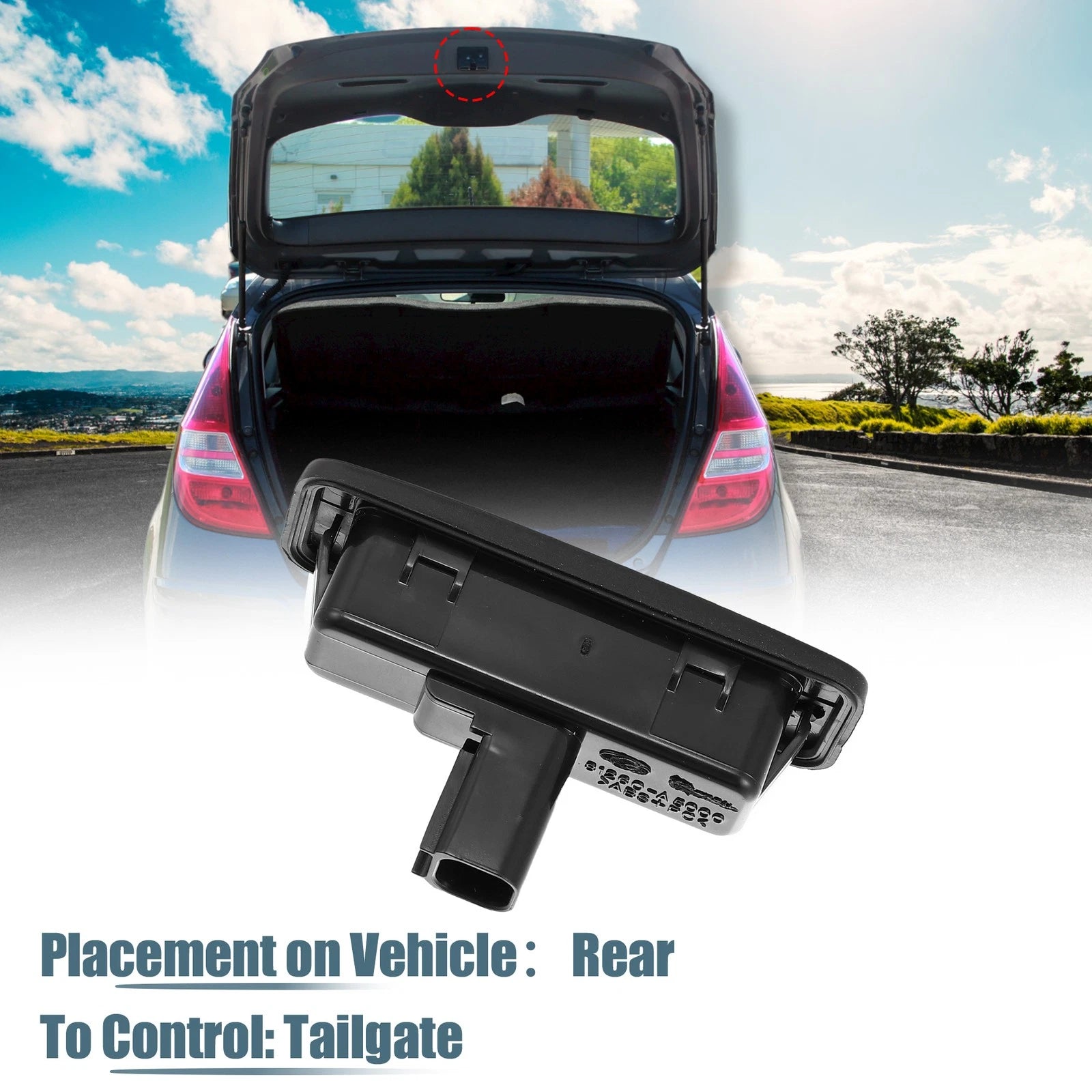 Rear Trunk Tailgate Handle Release Switch for Hyundai (2011–2017) 81260A5000