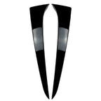 ABS Glossy Black Rear Window Spoiler Trim Covers for Skoda Kamiq (2019-2023)