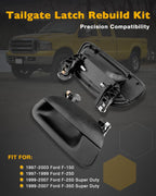 Tailgate Handle Bezel Lock Set for Ford F150 F250 F350 (1997-2007)
