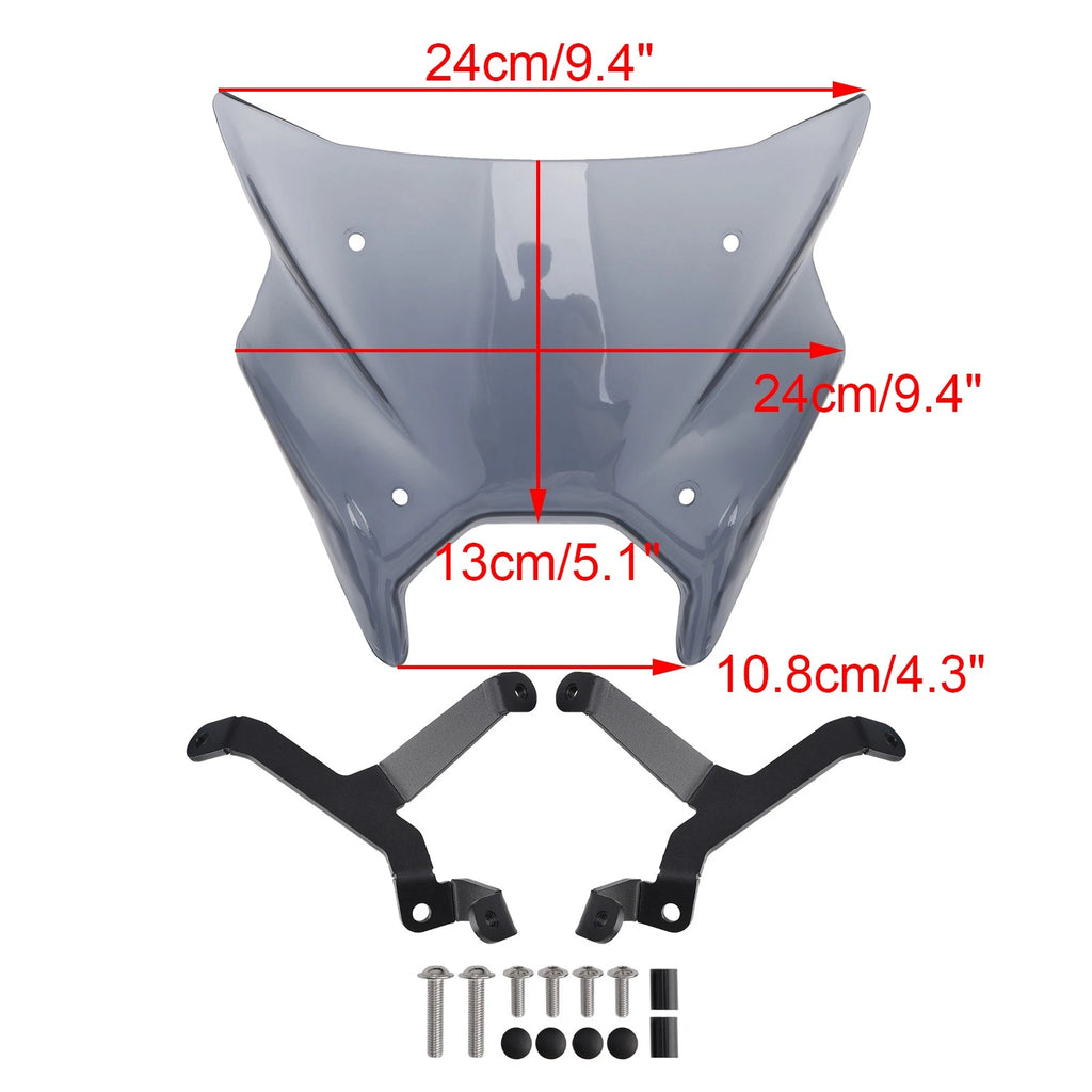 Windshield for Yamaha MT-09 (2024–2025) Gray