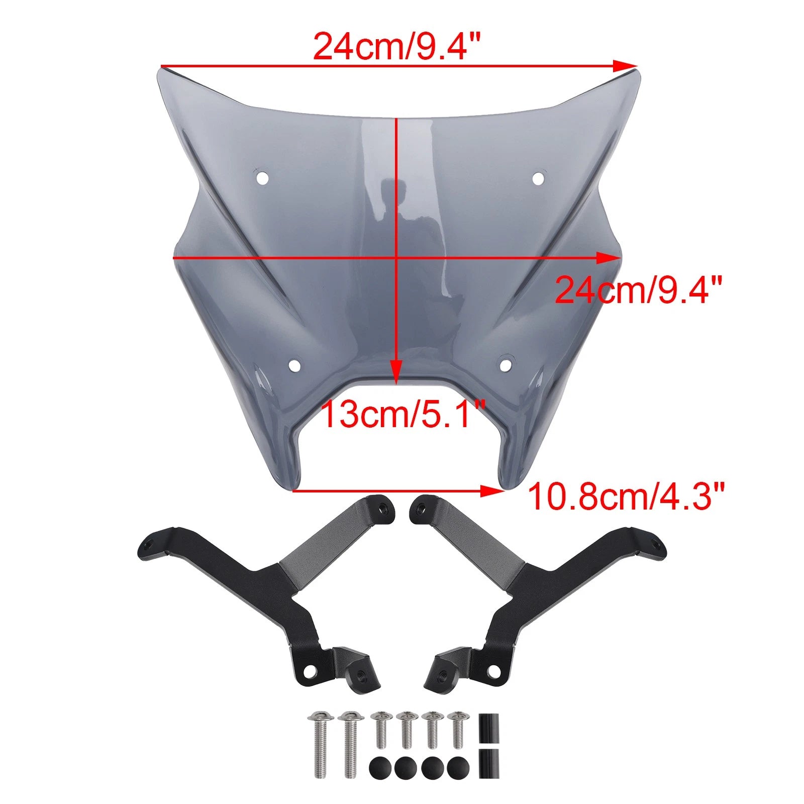 Windshield for Yamaha MT-09 (2024–2025) Gray