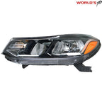 LH Headlight for Chevrolet Trax (2017–2019) Halogen Chrome Housing