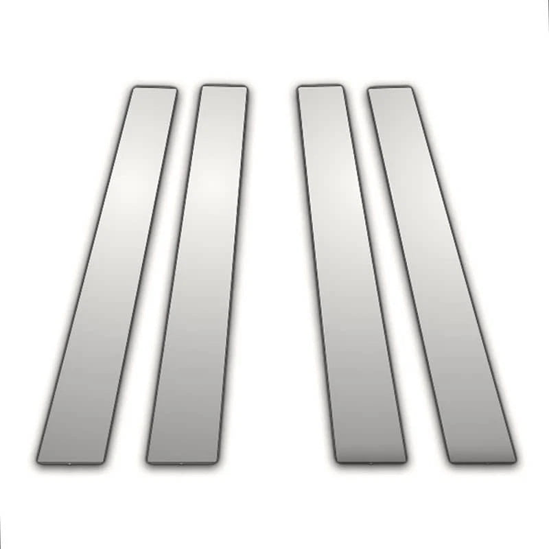 4Pc Chrome Pillar Post Covers for Ford Focus (2008–2011)