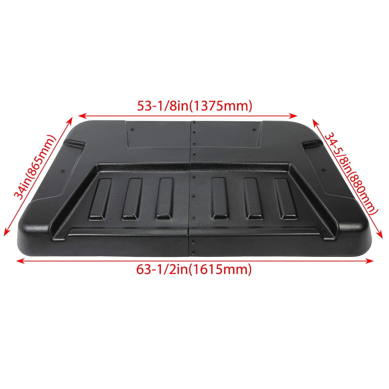 Hard Top Roof for Polaris Ranger XP 570 500 800 900 (2013–2021) Black