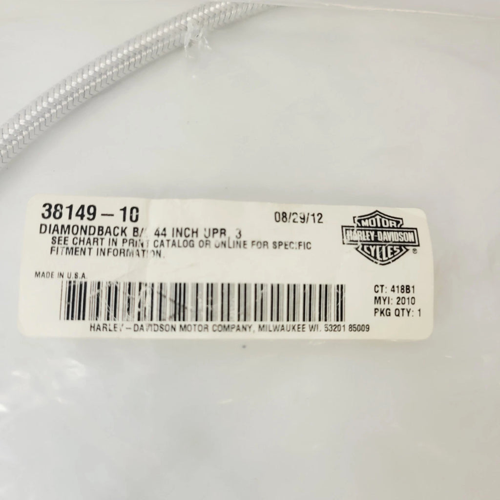 Upper Brake Line for Harley-Davidson Touring (2009–2014) 38149-10 44"