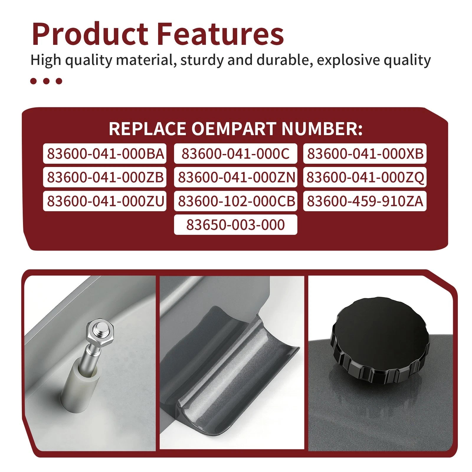Right Side Battery Box Cover Kit for Honda CT90 CT110 C70M CA100 CA102/105 CT200