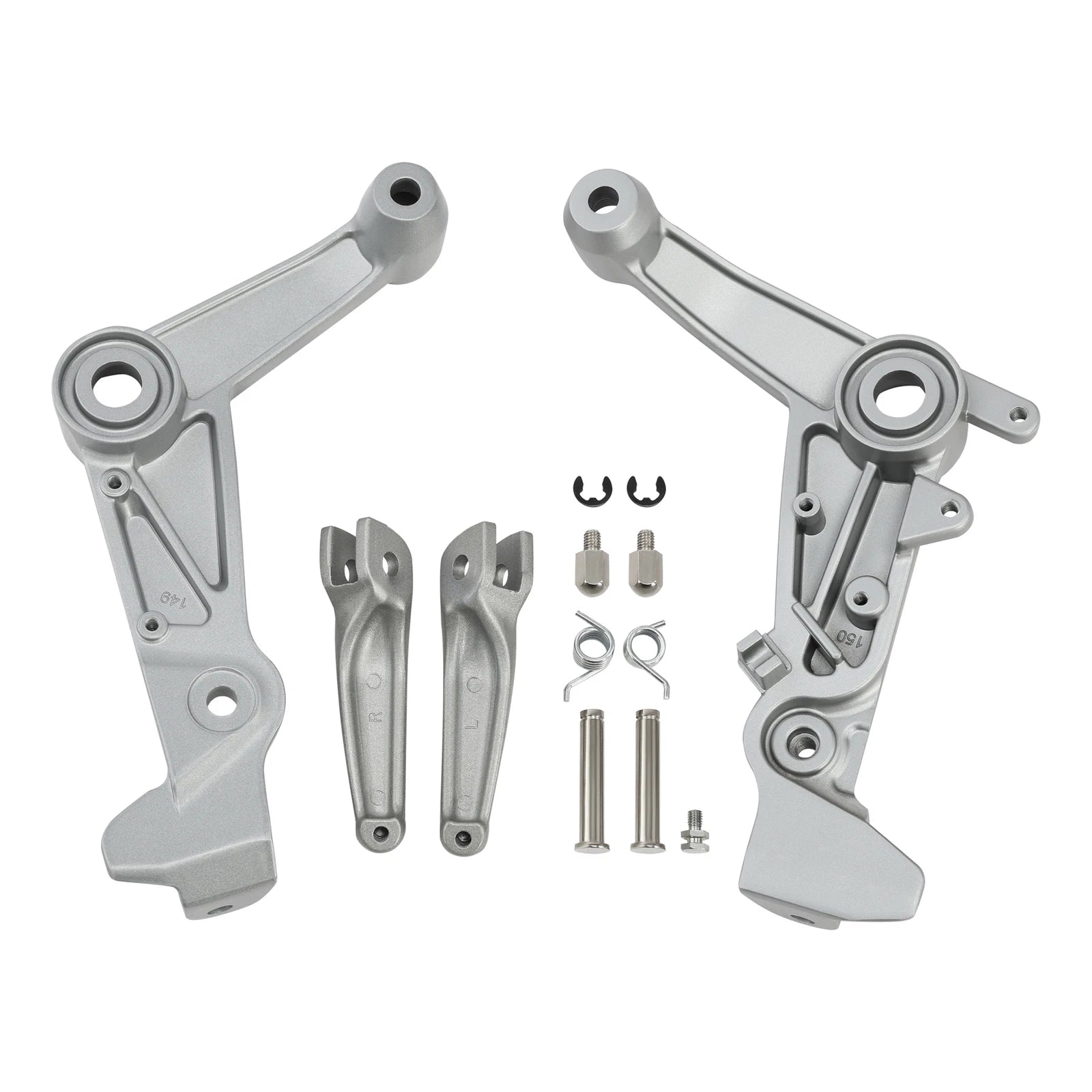 Footpegs Footrests w/ Mount Bracket Kit for Aprilia RS660 (2021–2025)