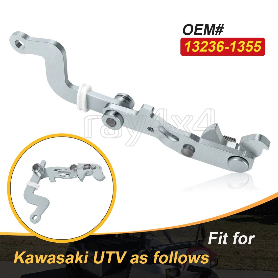 Rear Brake Lever Bracket Right for Kawasaki Mule 4000 KAF620 (2009–2023)