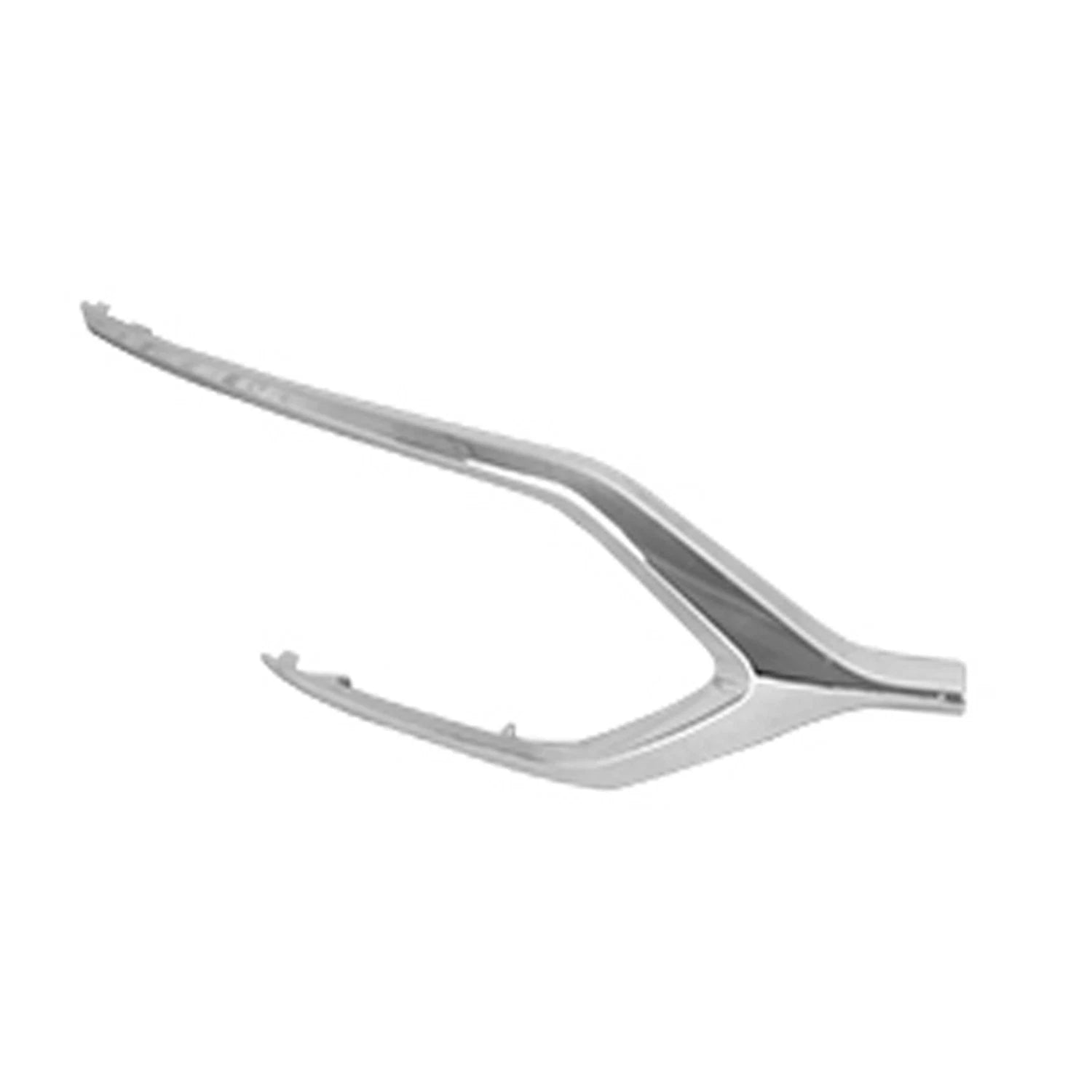 Replacement Chrome ABS Plastic Front Passenger Side Bumper Cover Molding for