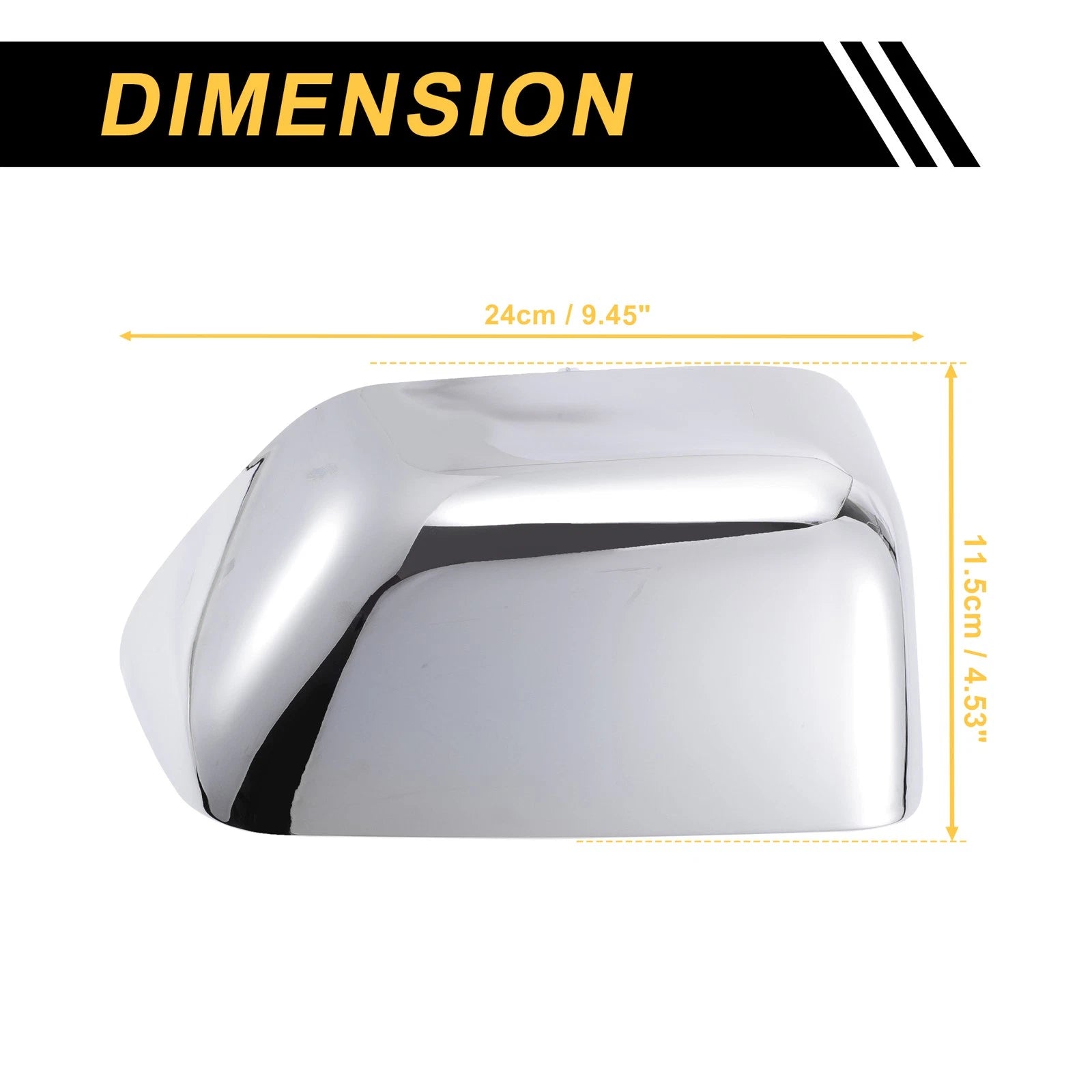 Chrome Right Side Mirror Cover Cap for Ford F-250 F-350 F-450 F-550 