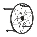 Set of 4 Black Metal Plant Stands for Indoor Outdoor Use