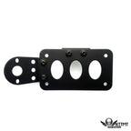 Black Metal License Plate Frame for Motorcycle