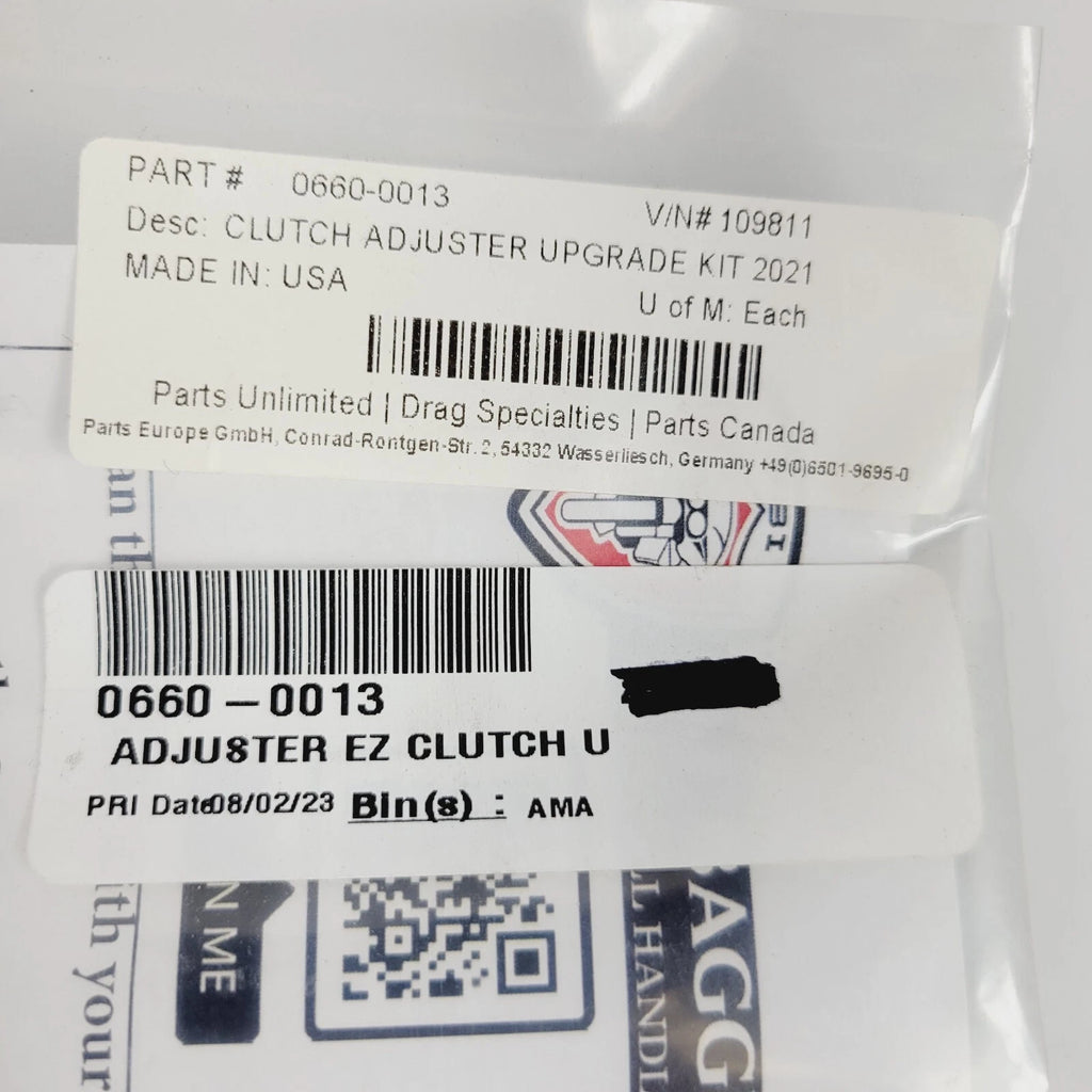 EZ Clutch Adjuster Upgrade Kit for Harley (2018–2023) 109811 0660-0013