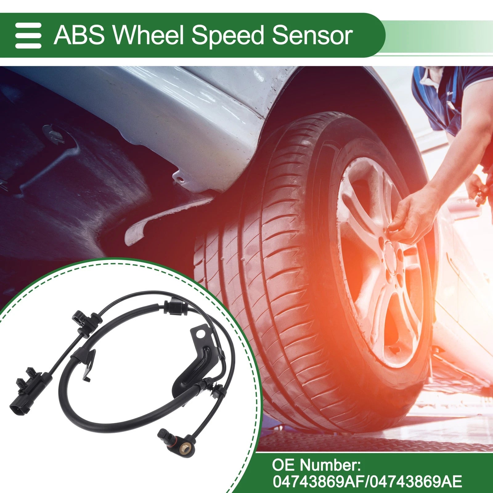 ABS Wheel Speed Sensor No. 04743869AF for Dodge Journey (2009–2020)