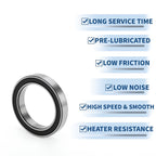 Deep Groove Ball Bearing 30x42x7mm for Scooter Skateboard (6806VV)