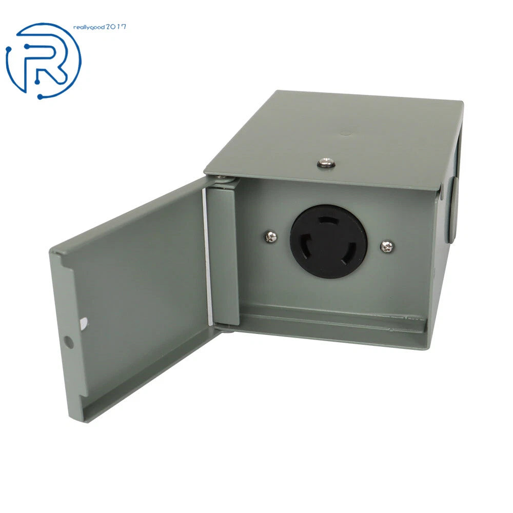 30 Amp RV Generator Inlet Box for NEMA Power Inlet (L5-30R)