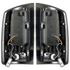 Smoked Black LED Tail Lights for Dodge Ram 1500 2500 3500 (2002–2006)
