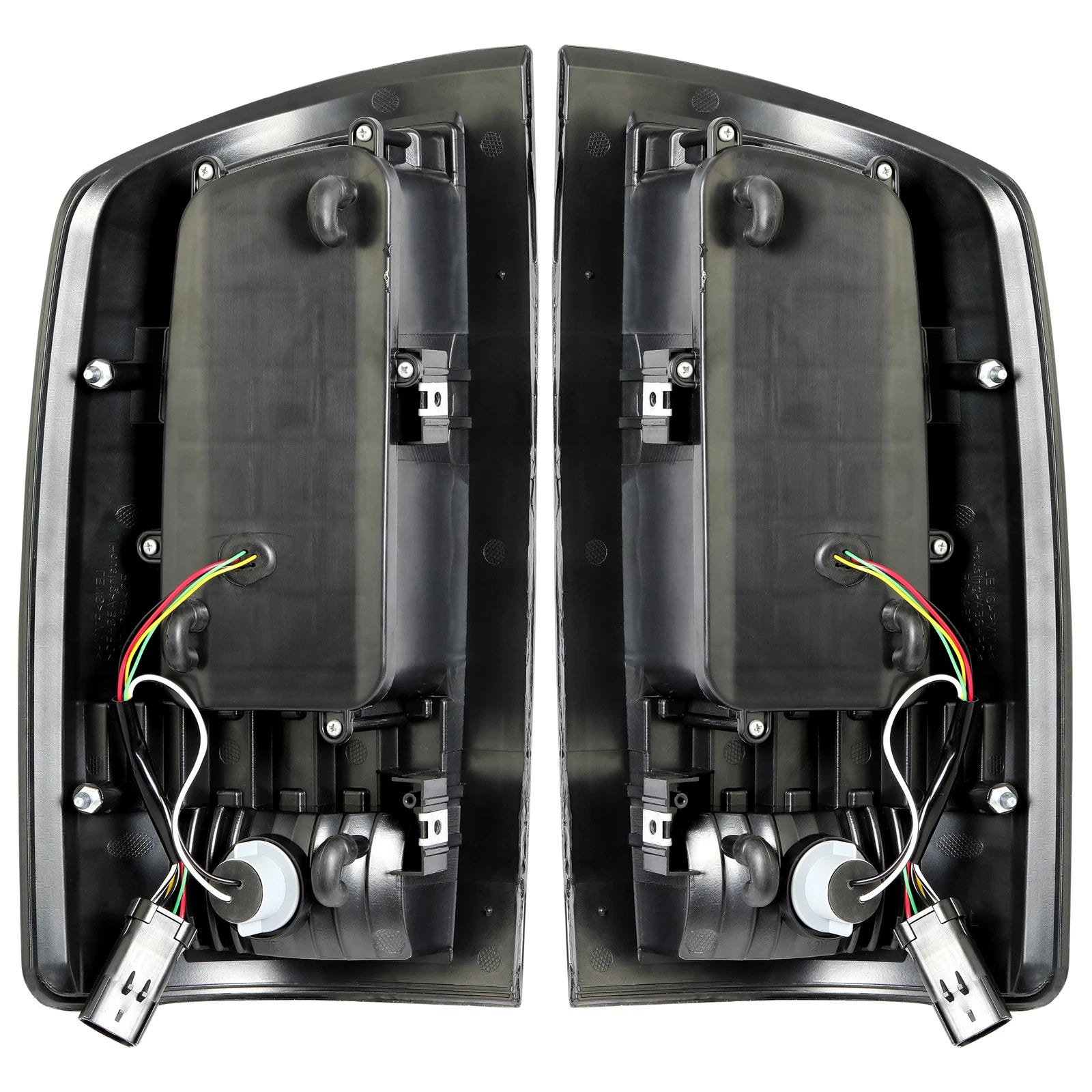 Smoked Black LED Tail Lights for Dodge Ram 1500 2500 3500 (2002–2006)