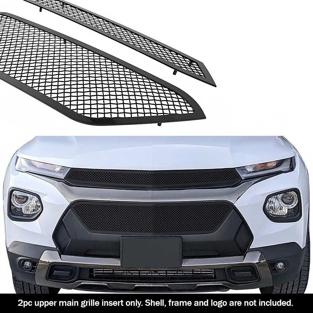 Upper Black Mesh Grille Insert for Chevy Trailblazer (2021-2023)