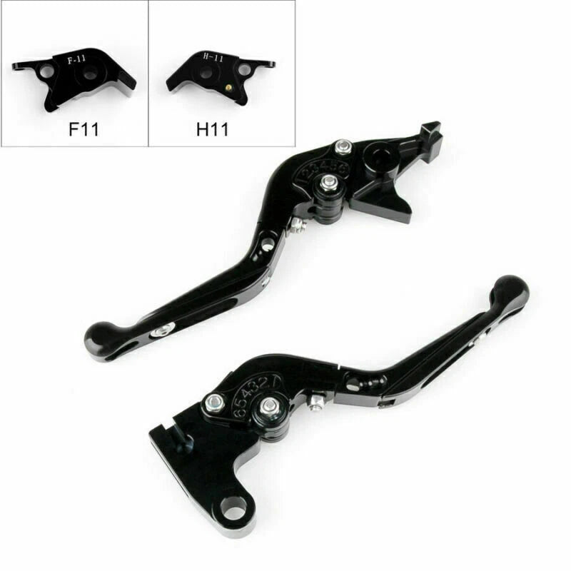 Adjustable Brake Clutch Levers for Ducati Aprilia Mille/R (2000–2003) Black