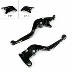 Adjustable Brake Clutch Levers for Ducati Aprilia Mille/R (2000–2003) Black