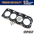Set of 4 Cylinder Head Gaskets for Isuzu 4JK1 4JK1T Engine (Metal)