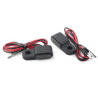 Mini LED Turn Signal Blinker Lights for Motorcycle - Amber, Black