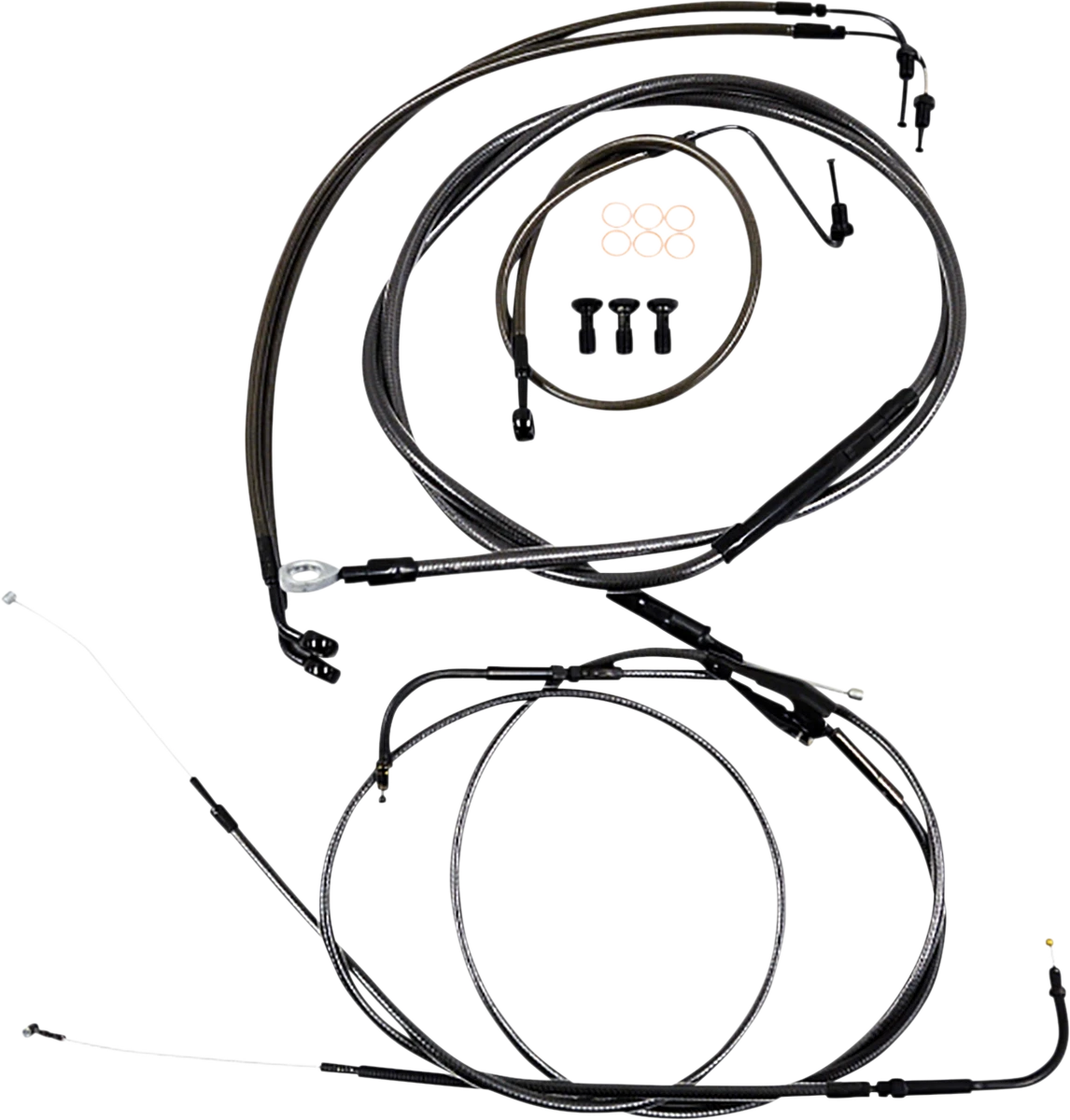 Handlebar Cable/Brake Line Kit for LA Choppers Mini Ape Hangers