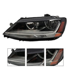Driver Headlight for Volkswagen Jetta Sedan (2017–2018) w/LED DRL LH