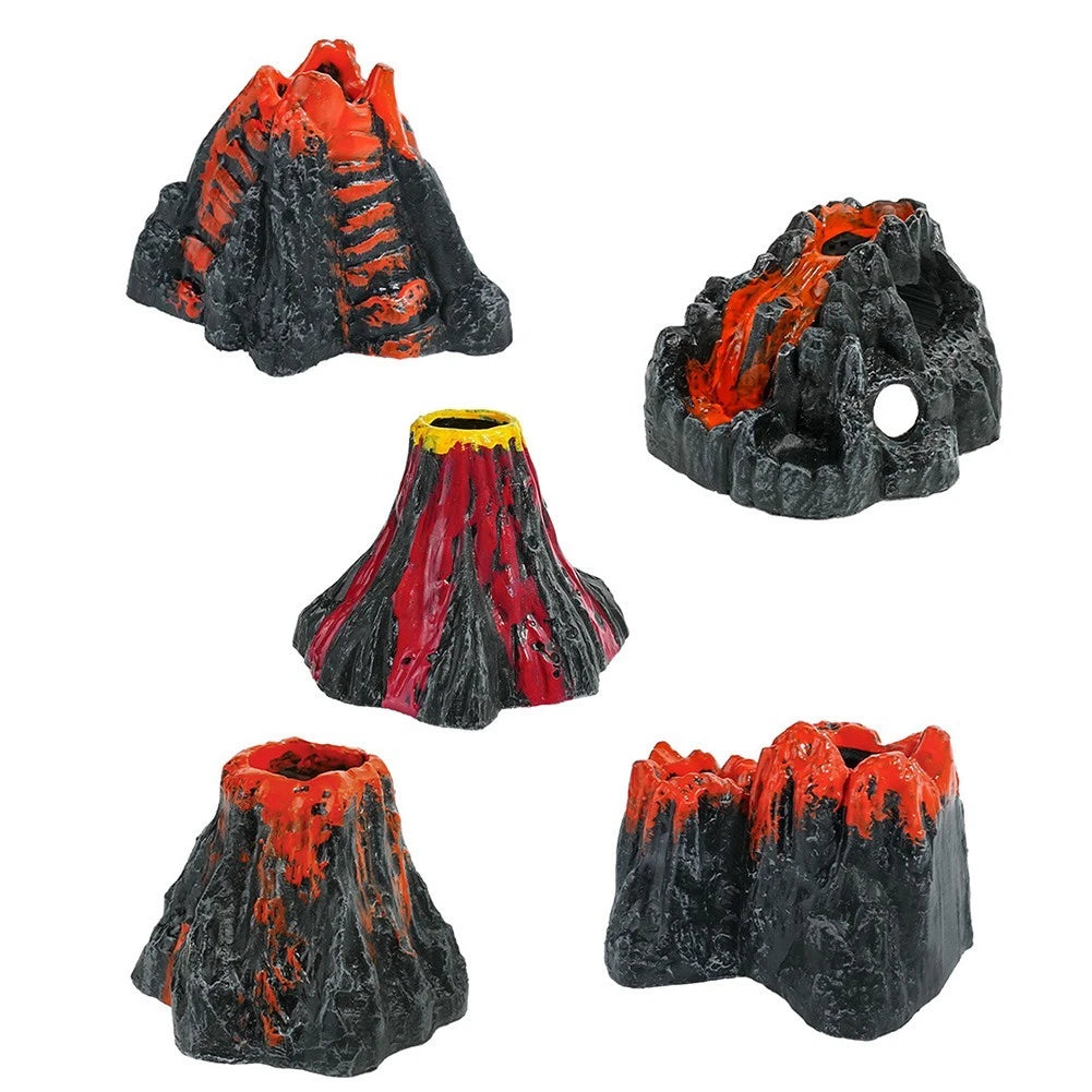 Fish Tank Decorations PVC Rockery Kit Aquarium Mountain Miniature
