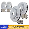 Set of 4 Brake Rotors and Ceramic Pads for Mazda 6 (2014–2021)