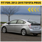 2pcs Front Side Bumper Tow Hook Cover for Toyota Prius (2012–2015) Black