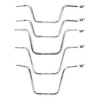 Set of 4 Rise Ape Hanger Handlebars for Harley Softail Heritage (2010–2019)