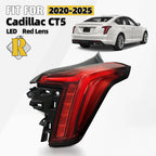 LED Tail Light for Cadillac CT5 (2020–2025) Red Lens Rear Right Passenger