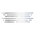 12pc 1/2" Groove Insert Trim for 2009-2014 F-150 Platinum Crew 6.5' Bed w/Flares