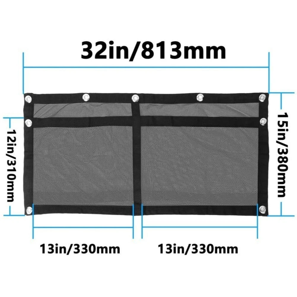Cargo Net for Boats Ships Cars (61x38cm, 81x38cm) - Water-Resistant Polyester