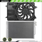 AC Condenser and Cooling Fan Kit for Chevrolet Malibu (2016–2020)