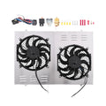Electric Radiator Fan + Shroud for Chevy C/K C10 C20 C30 K10 K20 K30 (1973–1987)