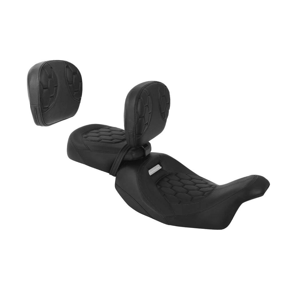 Seat & Backrest Pad for Harley Electra Glide (2009–2023)
