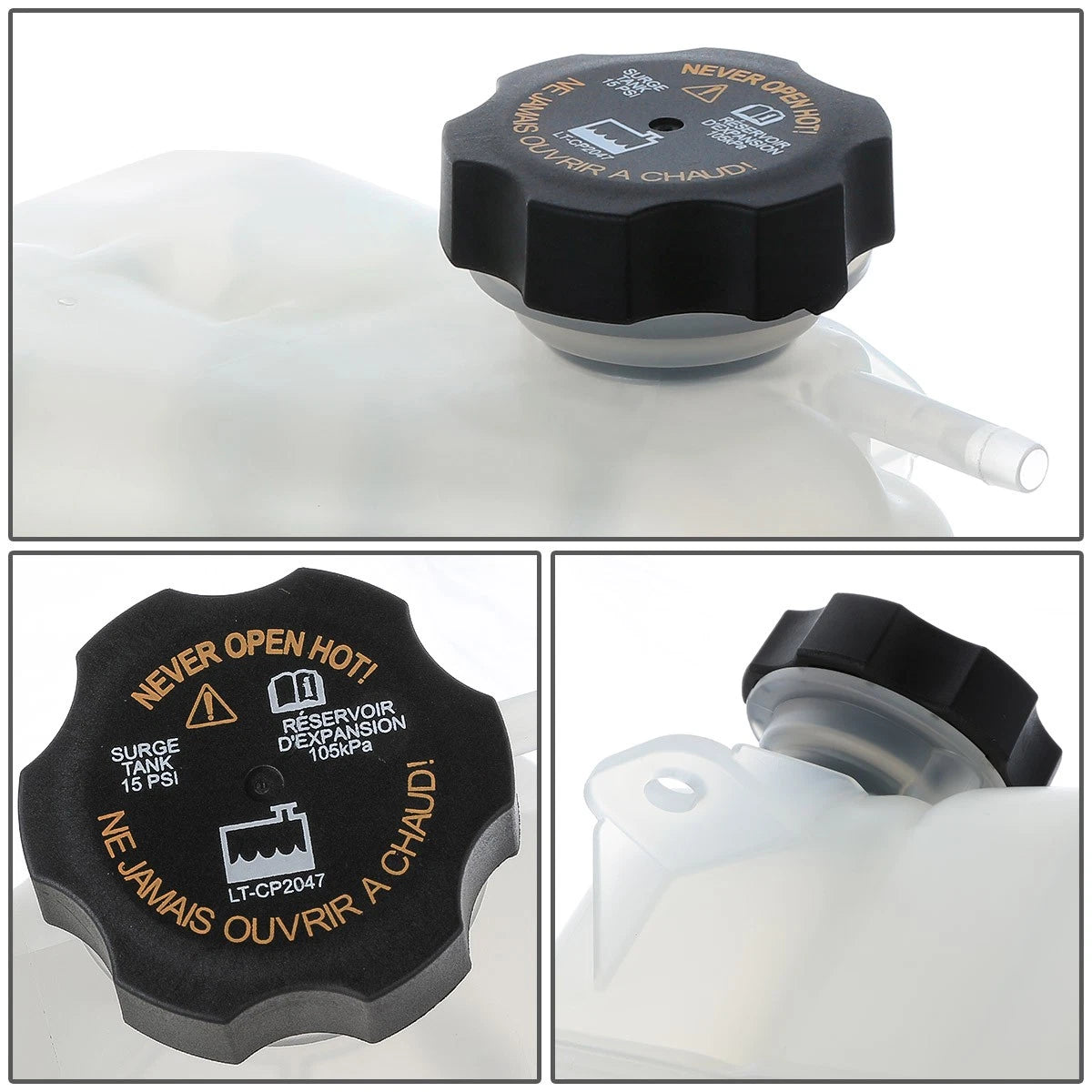 Coolant Overflow Tank Reservoir for Chevy Malibu/Pontiac G6 (2007)
