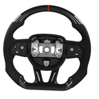 Real Carbon Fiber Steering Wheel for Dodge Charger Challenger (2015–2025)