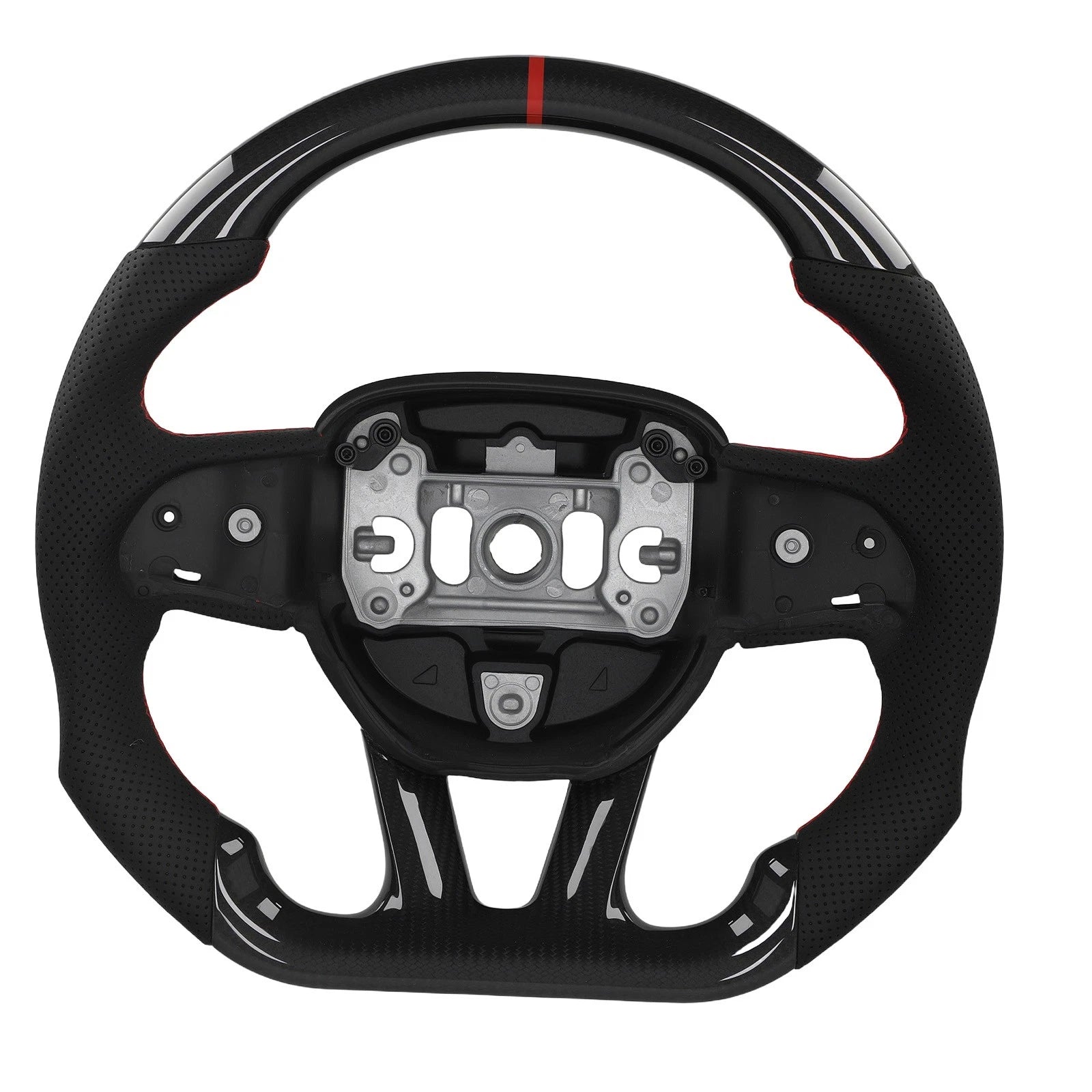 Real Carbon Fiber Steering Wheel for Dodge Charger Challenger (2015–2025)