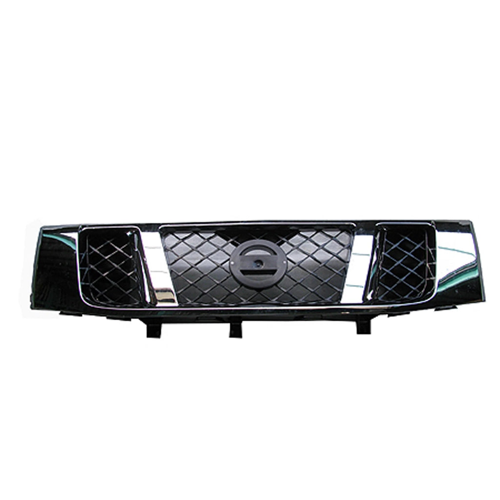 Replacement Black Chrome Plastic Front Grille (See compatibility Chart)