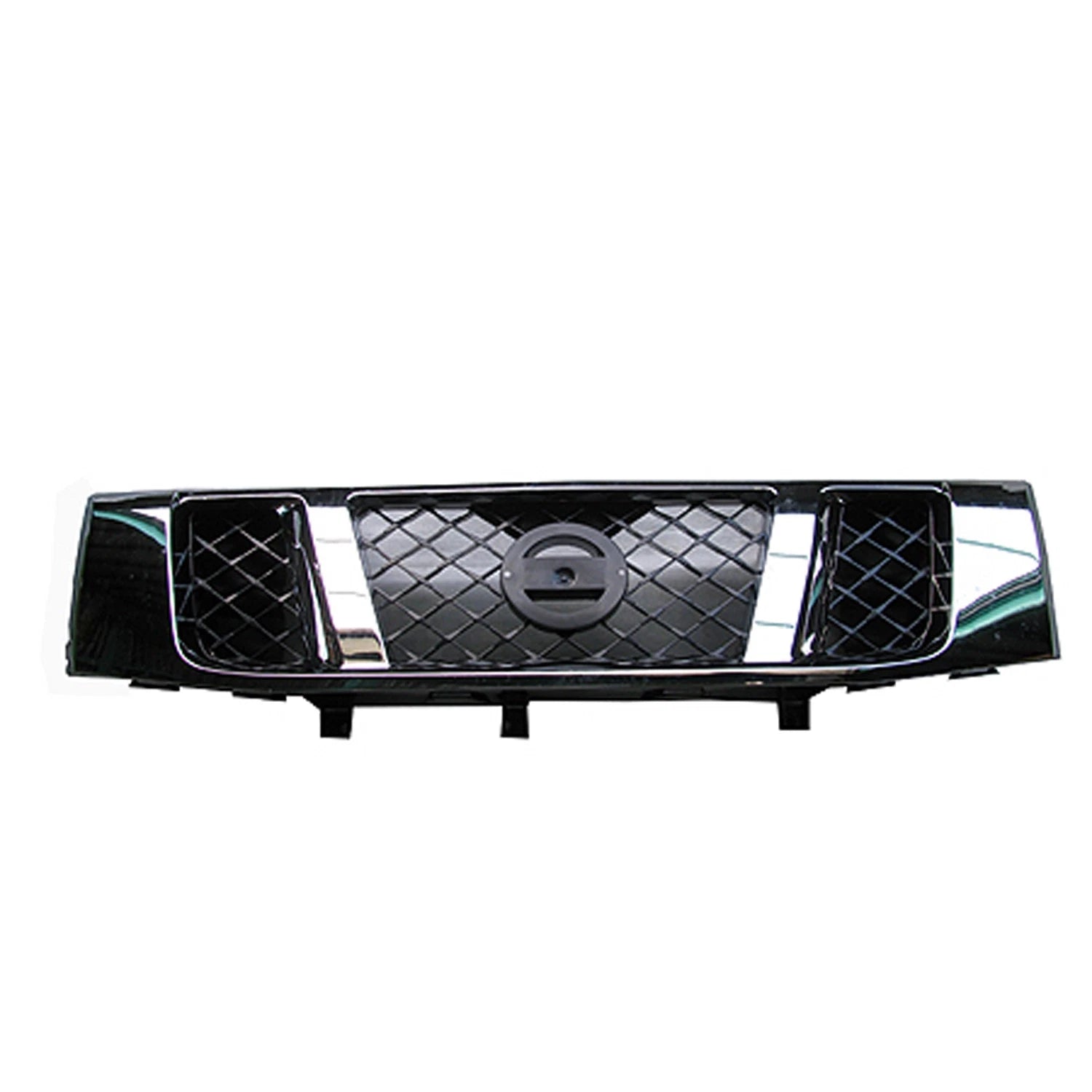 Replacement Black Chrome Plastic Front Grille (See compatibility Chart)