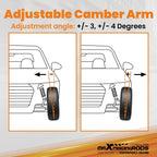 Pair Adjustable Rear Upper Camber Control Arms for Dodge Charger (2006–2023)