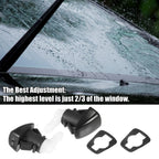 11pcs Front Windshield Washer Nozzle Kit 68269108AA for Dodge Durango (2011–2019)
