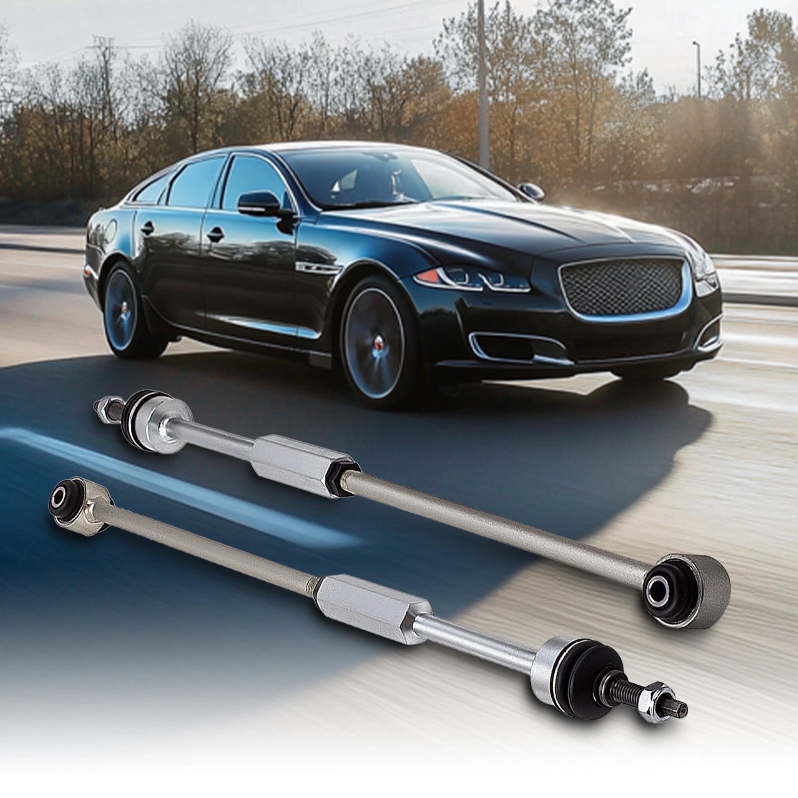 2 Pcs Tie Rod for Jaguar F-Type S-Type (2013–2020) Ford